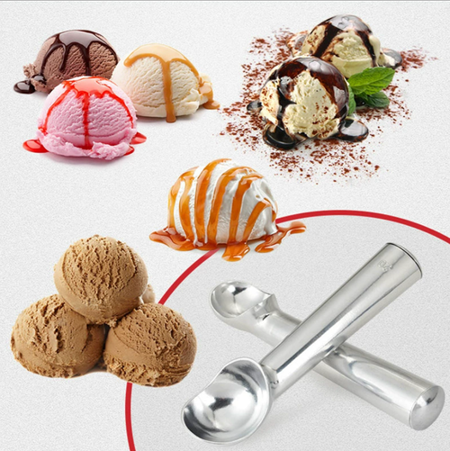 Scooper Ice Cream Scoop Ice Cream Scoop Ice Cream Less Ice Cream Scooper Ice Cream Scooper for Kitchen Scoops(Silver)