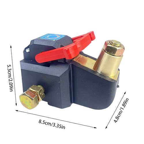 The car fuel tank switch control button is used to close and disconnect the - fuel tank connection and the distribution system - through the system control unit - applicable to cars, boats, motorcycles, trucks, cranes, etc.