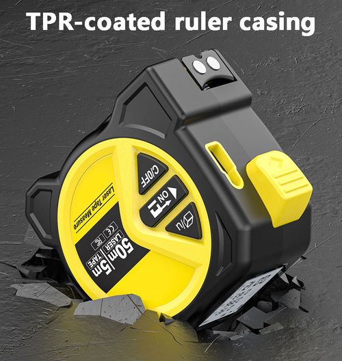 Digital Laser Tape Measure,131ft Laser Distance & 16ft Tape Measure 2 in 1 Laser Measurement, Area, Volume Laser Measure for Construction DIY Woodworker