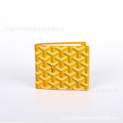 Authentic Goyard Victoire Men's Wallet Green New Never Used