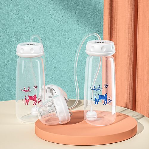 Standard Neck Hands Free Baby Feeding Bottle  OEM Food Grade Soft Silicone PP Infant Drinking Cup Baby Bottle