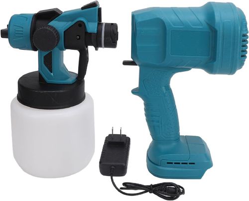 Paint Spray Gun Kit, BS Plug 100-240V 5 Different Nozzles High Atomization Electric Paint Sprayer for Home Use