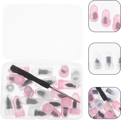 Milisten 1 Set Tire Screw Nail for Tire Repair Soft Rubber Mushroom Plug Easy to Use