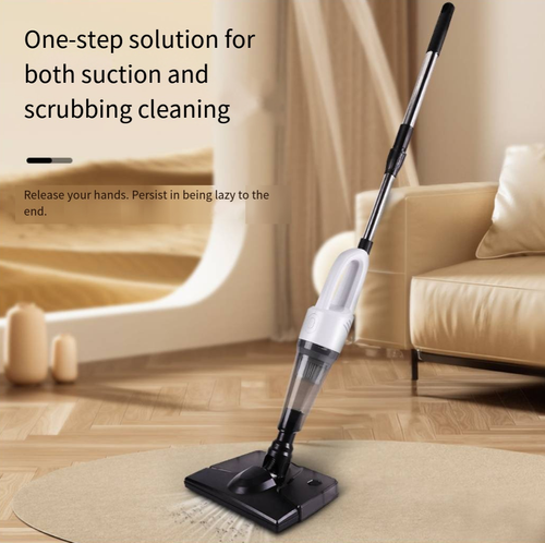 Cordless Stick Wet Dry Vacuum Cleaner with Mop, 8400pa Suction Lightweight Stick Vacuum Mop All in One, 2 Speeds Adjustable, Household Upright Vacuum Cleaner and Mop Combo for Hard Floor Pet