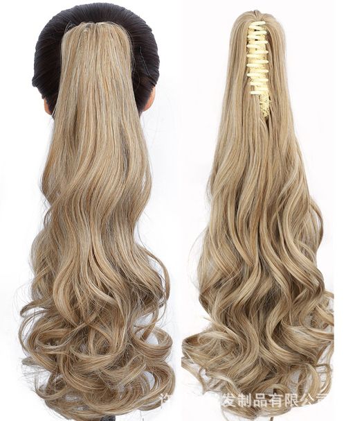 60 cm Hairpiece Ponytail Extensions Braid Hair Extension Braid Hairpiece with Clip Pony Hairpiece Real Hair Braids Extensions Hair Topper Women's Real Hair Ponytail