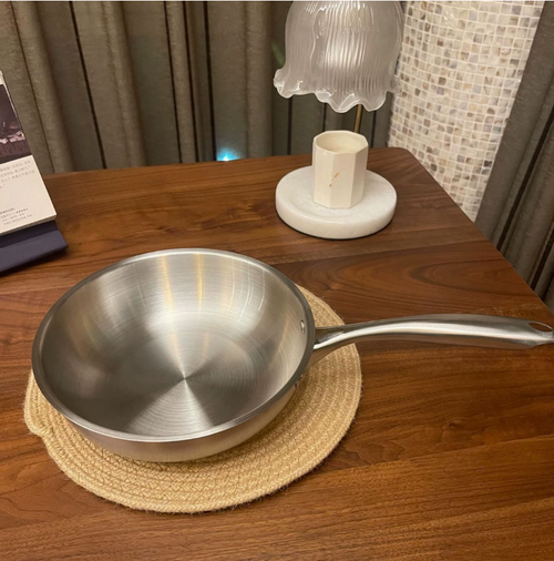 Soup Pot Non Stick Frying Pan, Frying Pan, Domestic Uncoated Stainless Steel Steak Pot, Induction Cooker, Gas Stove, Applicable