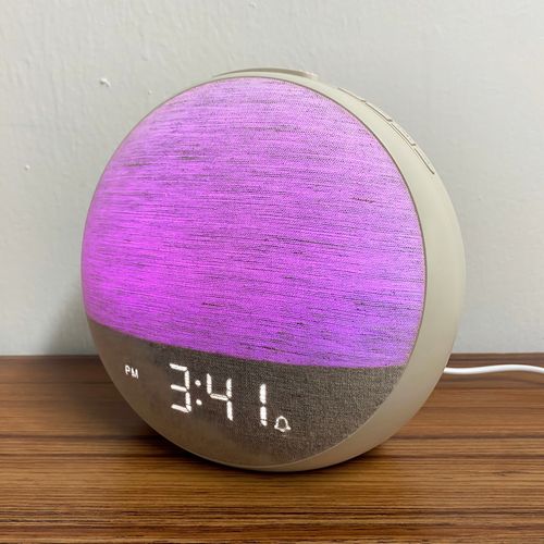 Sunrise Alarm Clock for Heavy Sleepers: White Noise Machine with 30 Sleep Relax Sounds 32 Volume - Painless Gradual Wake Up Light 20 Brightness with Bluetooth Memory Function for Bedroom - Gray
