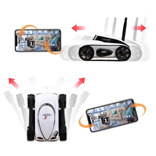 Mantavision Underwater Drone, Bionic Design, Focusing On Correction,Wireless Connectivity, Smart App Control, Real-Time Image Transmission, Suitable For Underwater Exploration,RC Camera Tank FPV WIFI Real-time Quality Mini RC Car - HD Camera Video Remote Control Robot Car Intelligent APP Wireless Toys
