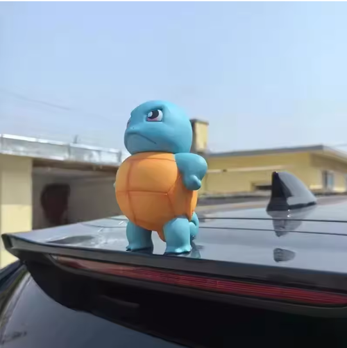 New Popular Toys Anime Will Spray Water Jenny Car Accessories Spray Water Big Size Proud And Cute Model Toys Car Squirtle Orname
