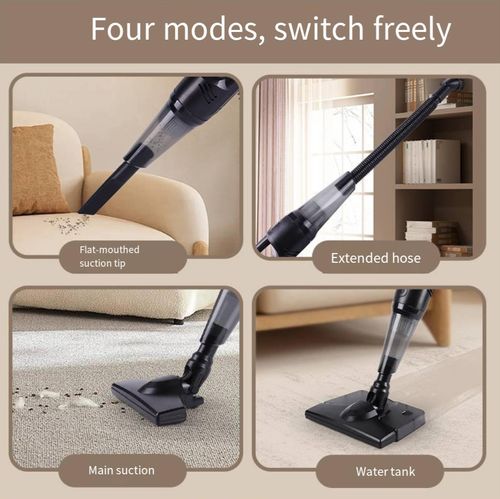 Cordless Stick Wet Dry Vacuum Cleaner with Mop, 8400pa Suction Lightweight Stick Vacuum Mop All in One, 2 Speeds Adjustable, Household Upright Vacuum Cleaner and Mop Combo for Hard Floor Pet