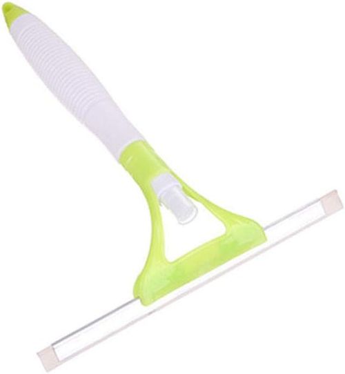 Window Cleaning Squeegee Tool, Multipurpose Spray Window Glass Wiper Brush Scraper Squeegee Home Cleaning Tool Random Color