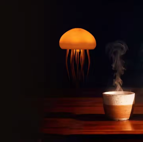 Jelly Fish Night Light LED Automatic Dancing Jellyfish Lamp Voice Control Jellyfish Lights
