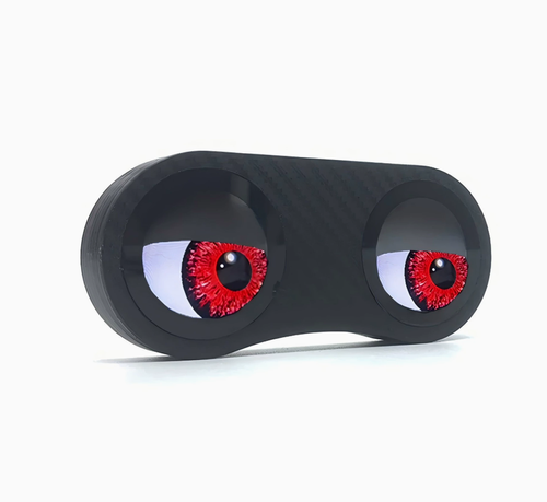 Demon Eye Bikes Taillight, 2pcs Led Dynamic Devil Eyes Light for Bicycle with Muti Colors Modes and DIY Personalized Light Display, Waterproof, USB Rechargeable, for Smart Bikes,Cycle (with Bracket)