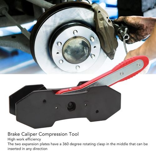 Brake Caliper Compression Tool, Uniform Force Distribution Disc Pistion Ratchet Press Tool For Car Brake Repair Installation