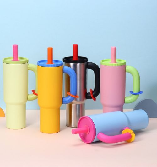 40oz car bottle with large capacity peach