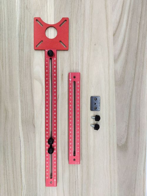 4 in 1 Router Groove Holder Adjustable Cabinet Template Tool Aluminum Insert Plate fo