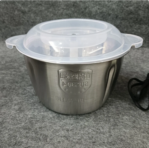 Bisnis rumah tangga lintas batas multifungsi stainless steel kapasitas besar penggiling daging listrik mixer mesin memasak grosir