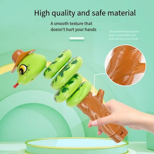 Cartoon Animal Fake Snake Whistle Spinning Toys for Children, Suitable for Filling Gift Bags at Children's Birthday or Holiday Parties, Interesting Sensory Toys