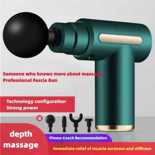 Professional Fascia Gun Fitness Coach Recommended Massage Gun Small Multifunctional Massage Gun Muscle Relaxation Electric Massager Multi functional Fitness Slimming and Back Massage Mini Massage Gun