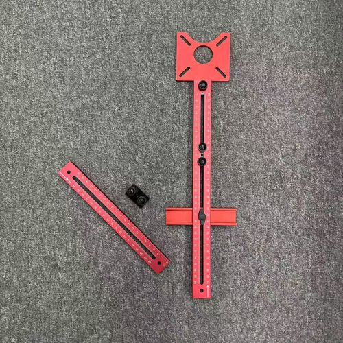 4 in 1 Router Groove Holder Adjustable Cabinet Template Tool Aluminum Insert Plate fo