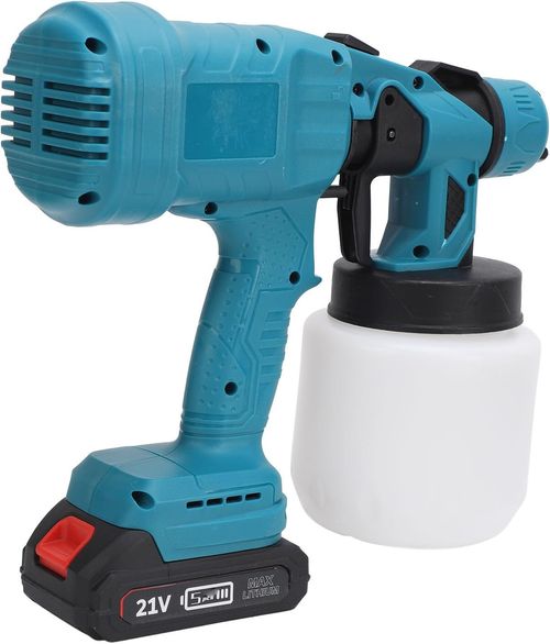 Paint Spray Gun Kit, BS Plug 100-240V 5 Different Nozzles High Atomization Electric Paint Sprayer for Home Use