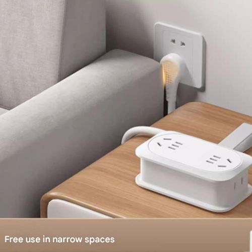 Velocitybe 7 in 1 Power Strip, 7 in 1 Power Strip, Frontaley 4 Outlets 3 USB Ports, with Non Surge Protector, for Home, Office, Travel, College Dorm,Portable mini Powerstrip (Purple)