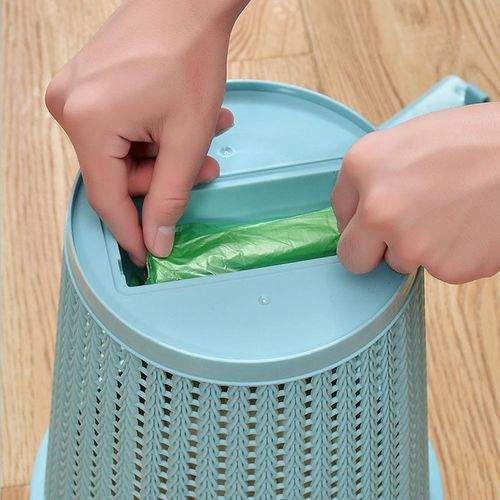 Currently unavailable. We don't know when or if this item will be back in stock.  Delivering to Los Angeles 90017 - Update location Add to List  Click to see full view         Ask Rufus  Is it easy to empty?   Can it be used in a car?   Does it have a lid?   Ask something else Trashcan Trash Can, Round Hollow Waste Paper Basket, Trash Can, Trash Storage Bedroom, Room Guest, Hall Trash Can (23cm*29cm High) (Size : Medium)