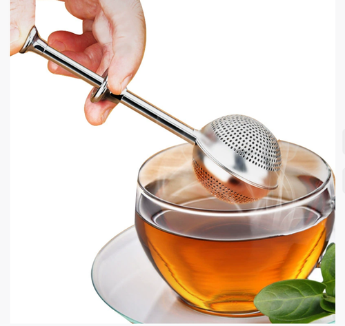 Walbest Flour Duster, 304 Stainless Steel Retractable Sugar Duster Powder Shaker Matcha Powder Spices Sieve Baking Sifter Tool Duster Silver