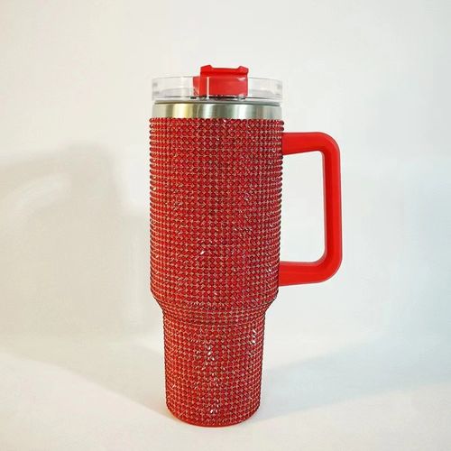 Sparkling Stanley Cup of Dr. Pepper or Pepsi | 40-ounce Rhinestone Tumbler | A Sparkling Gift for Her