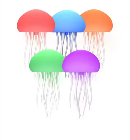 Jelly Fish Night Light LED Automatic Dancing Jellyfish Lamp Voice Control Jellyfish Lights