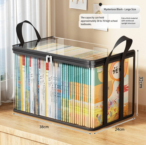 Stackable Storage Bins with Doors, Collapsible Organizer Foldable Container, for Bedroom Living Room Neat, Tidy Dorms and Organized Homes, Boxes