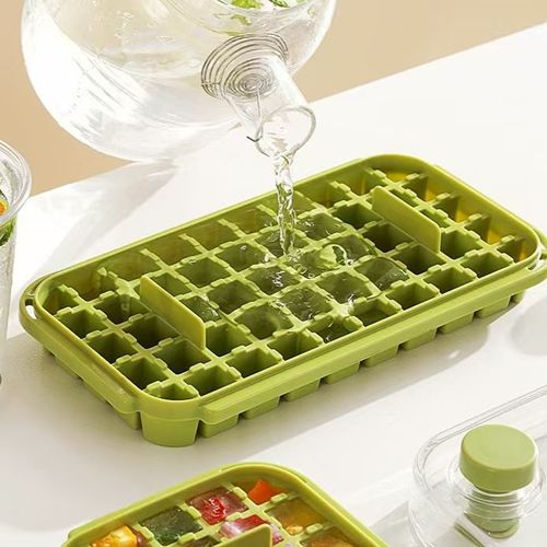 50 cells Ice Cube Mold Set,Multifunctional Ice Making Model,Food Grade Material - Frozen Baby Vegetable Puree &Mashed Potatoes Making,Ice Cubes for Cocktails,Whiskey, Soda