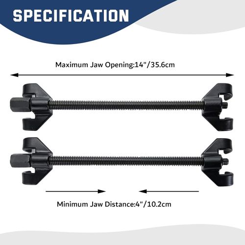 Automotive Suspension Struts Coil Spring Compressor Clamp Tools Set Shock Drop