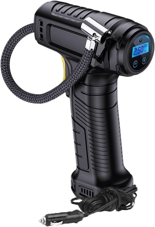 Multifunctional Car Air Compressor And Tire Inflator With Presets Pressure Feature For Safe Driving