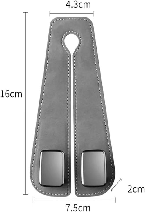 2pcs Car Seat Headrest Hooks for Mercedes Benz 220d 260 300 300d 300e 300de 400d Car Seat Hooks Purse Hook for Car Double Headrest Hooks Purse Holder   Mobile Phone Holder,Grey