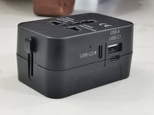 Multi-Function Conversion Socket GaN Fast Charging Global Travel Plug Converter with Fuse