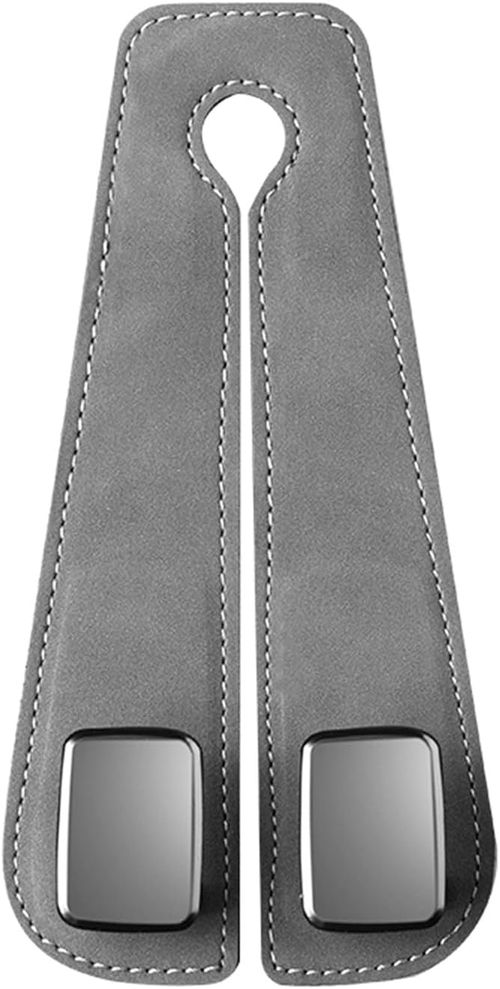 2pcs Car Seat Headrest Hooks for Mercedes Benz 220d 260 300 300d 300e 300de 400d Car Seat Hooks Purse Hook for Car Double Headrest Hooks Purse Holder   Mobile Phone Holder,Grey