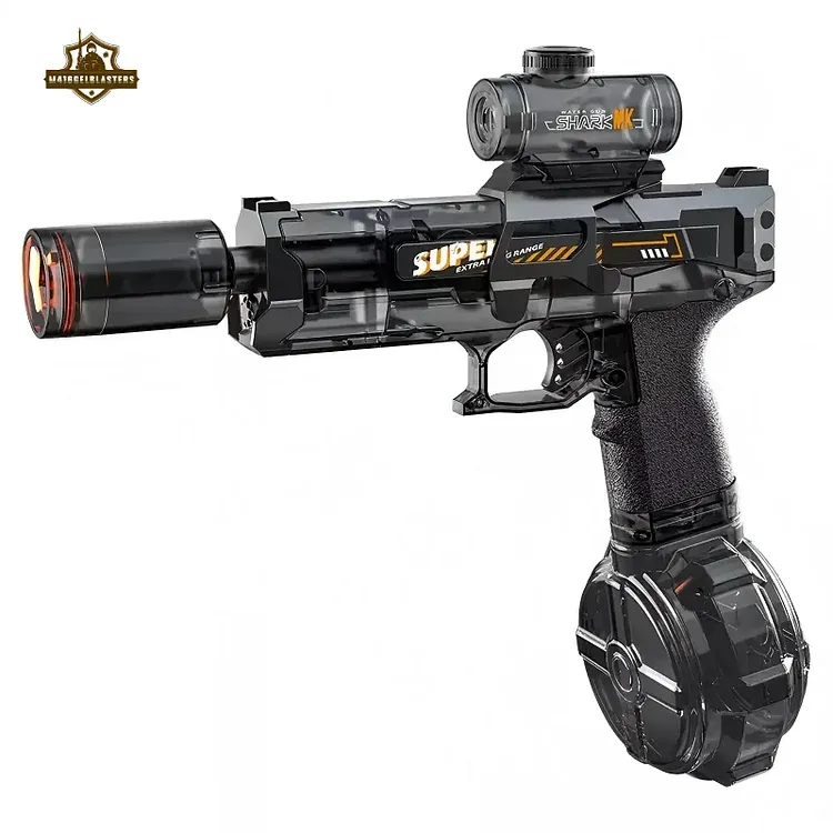 Firelight Ice Mouse Electric Water Gun – Powerful Rechargeable Blaster with Flash Effects