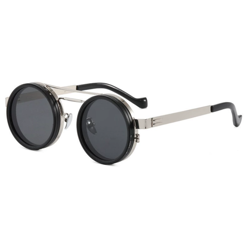willochra Tint Sunglasses, 1-9 Gears Rounded Polarized Glasses with ND Filter Lenses, for Men Beach Shady Fishing Driving