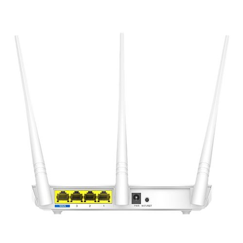 Tenda F3 300Mbps Wireless Router with 3 External Antennas – White
