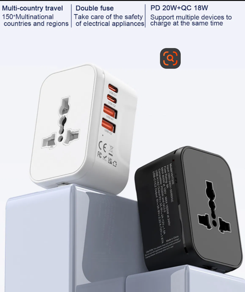 Multi-Function Conversion Socket GaN Fast Charging Global Travel Plug Converter with Fuse