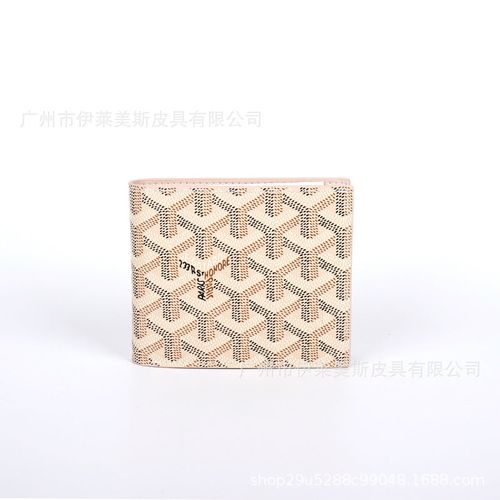 Authentic Goyard Victoire Men's Wallet Green New Never Used