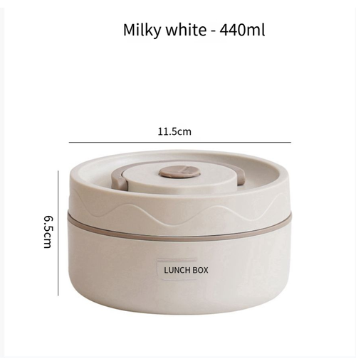 Insulated Lunch Container Box Round Sealed Bag for Jar Circular Boxed with Circle for Purse Lunch Boxes (4Pcs)