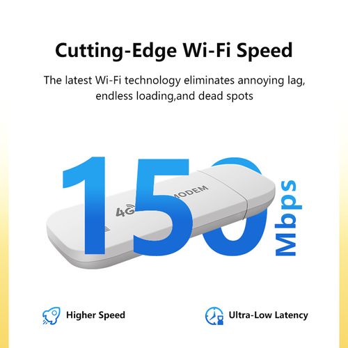 4G Modem, 150Mbps Portable Travel Router with SIM Card Slot, for Europe Asia Oceania Africa, Create Hotspot with USB, Share with 10 Users