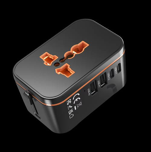 Multi-Function Conversion Socket GaN Fast Charging Global Travel Plug Converter with Fuse