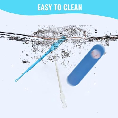 2-in-1 Nasal Cutter, Upgrade Double Sided Nose Knife, 360 Nostril Hair Remover Tool, Trimmer for Men, Women, Soft Cleaning Brush (Cream)