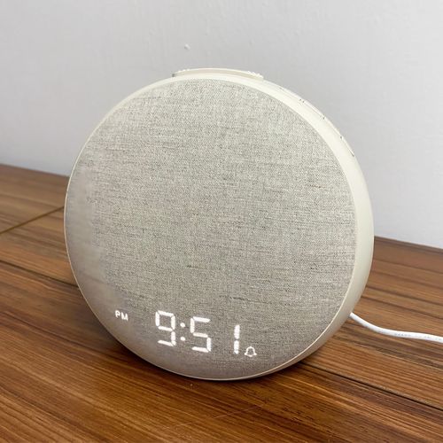 Sunrise Alarm Clock for Heavy Sleepers: White Noise Machine with 30 Sleep Relax Sounds 32 Volume - Painless Gradual Wake Up Light 20 Brightness with Bluetooth Memory Function for Bedroom - Gray