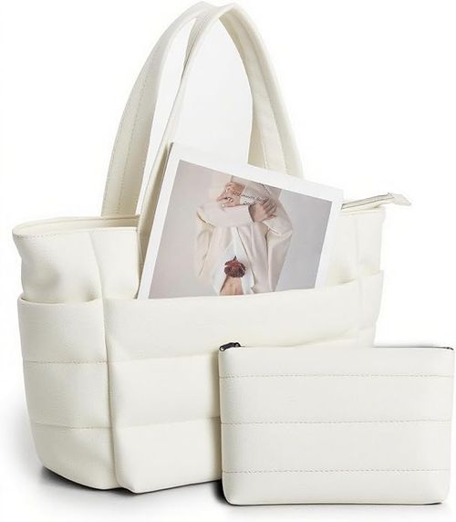 Tote Bag for Women, With  Compartments, Lightweight Shoulder Bag Handbags for Work, Travel