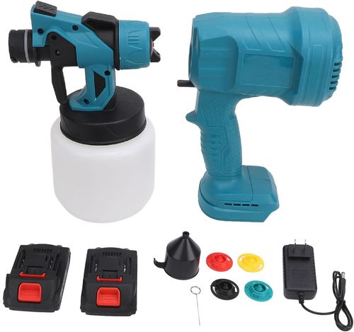 Paint Spray Gun Kit, BS Plug 100-240V 5 Different Nozzles High Atomization Electric Paint Sprayer for Home Use
