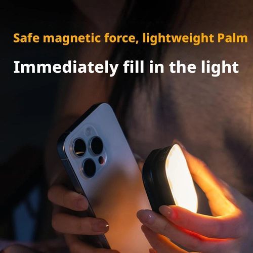for Small Rig Light for IPhone, Phone Light with A Mirror,Magnetic Selfie Vide^